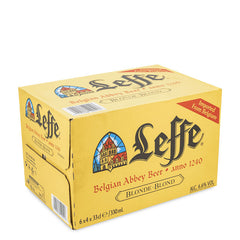 LEFFE BLONDE 330 MLS BOTTLE 24 Pack
