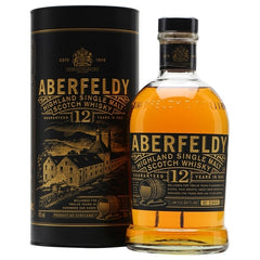 ABERFELDY 12YO SINGLE MALT SCOTCH WHISKY GIFT BOX 700 MLS