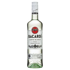 BACARDI CARTA BLANCA RUM 6*1000 MLS