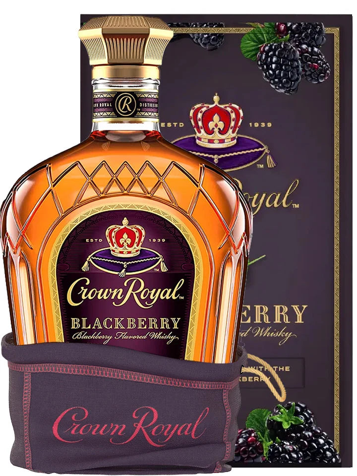 CROWN ROYAL BLACKBERRY WHISKY 750 MLS GB