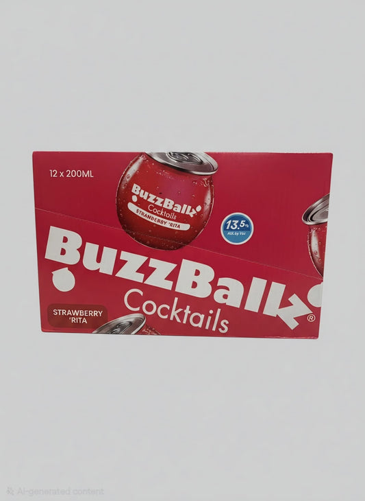 BUZZBALLZ STRAWBERRY RITA 200 MLS 12 PK