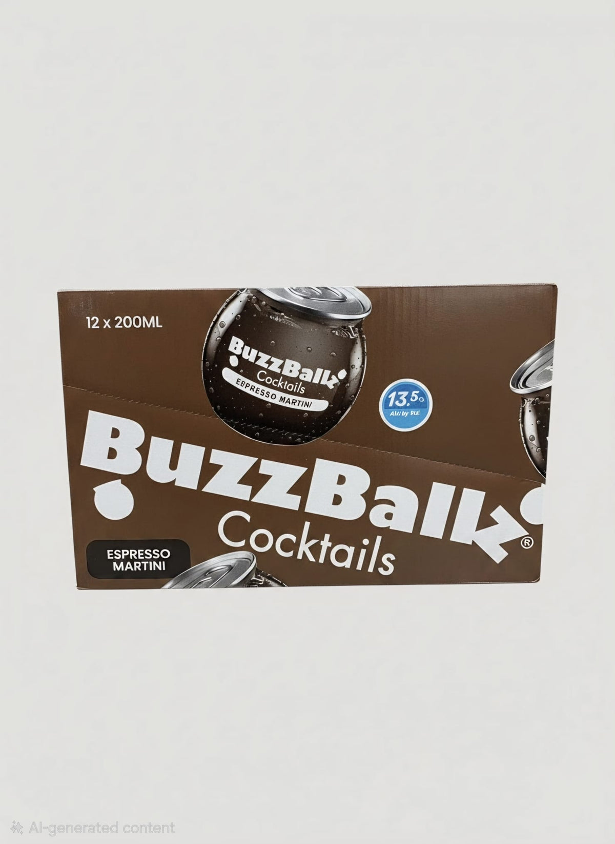 BUZZBALLZ ESPRESSO MARTINI 13.5% 200 MLS 12 PK