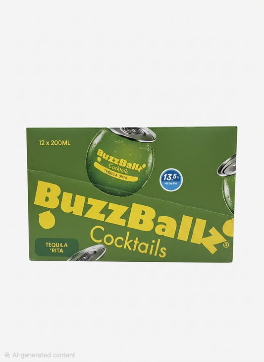BUZZBALLZ TEQUILA RITA 13.5% 200 MLS 12 PK