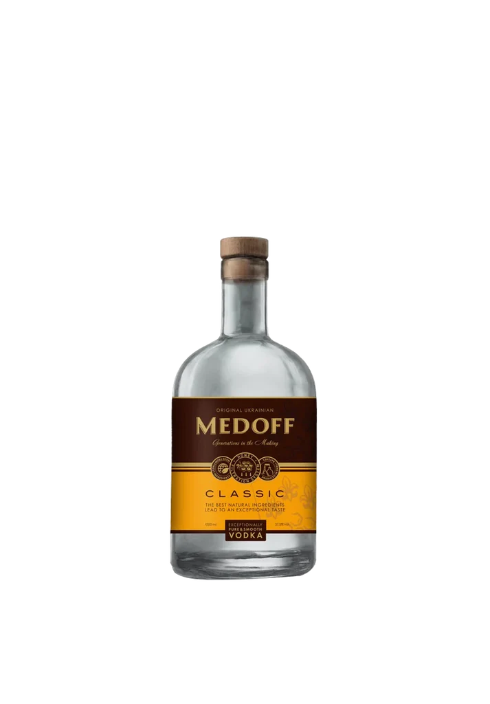 MEDOFF VODKA 37.5% 1LTR