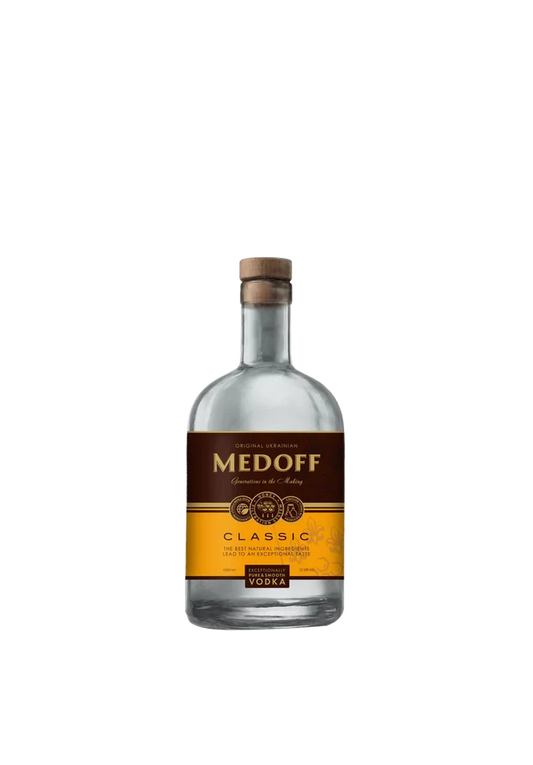 MEDOFF VODKA 37.5% 1LTR