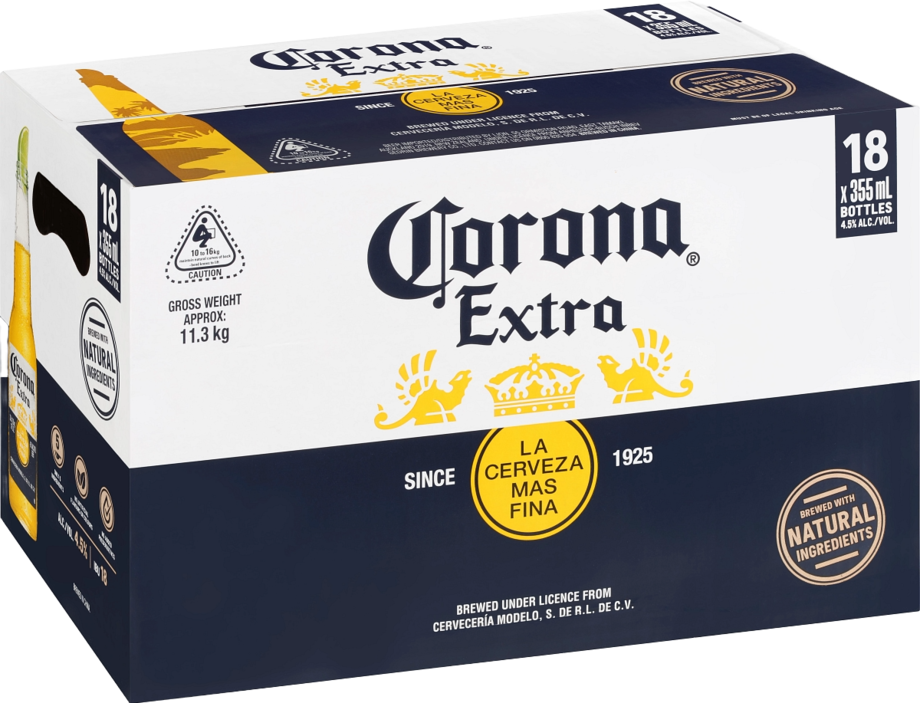 Corona Extra Bottles 18x355ml