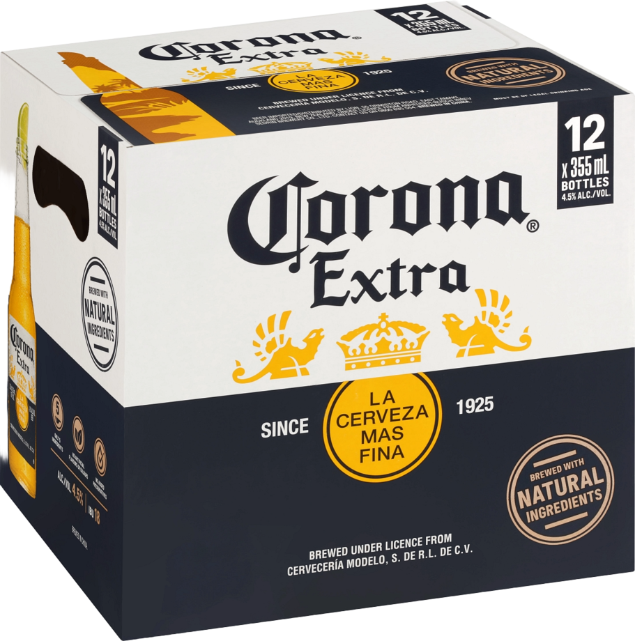 Corona Extra Bottles 12x355ml