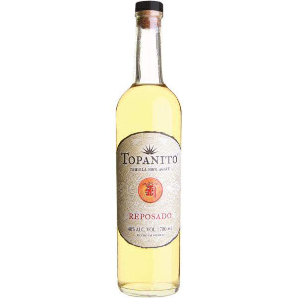 TOPANITO REPOSADO 100% AGAVE TEQUILA 700 MLS