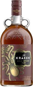 KRAKEN GOLD SPICED RUM 1000 MLS