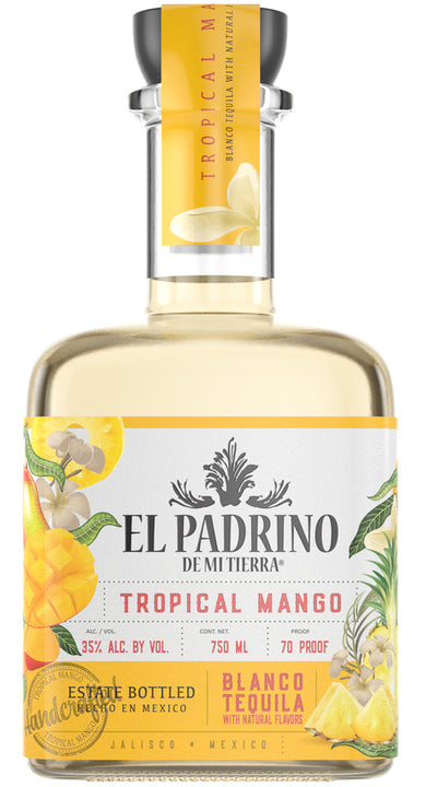 EL PADRINO TROPICAL MANGO TEQUILA 750 MLS