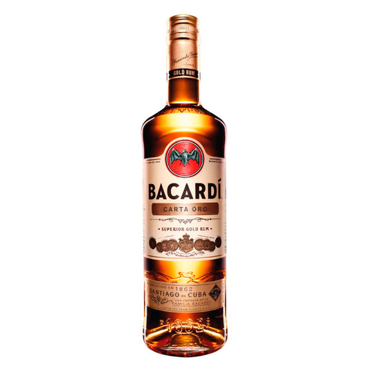 BACARDI CARTA ORO GOLD RUM 1 LITRE