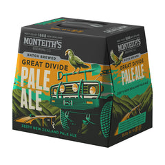 Monteith's Batch Brewed Great Divide Pale Ale Bottles 12x330ml