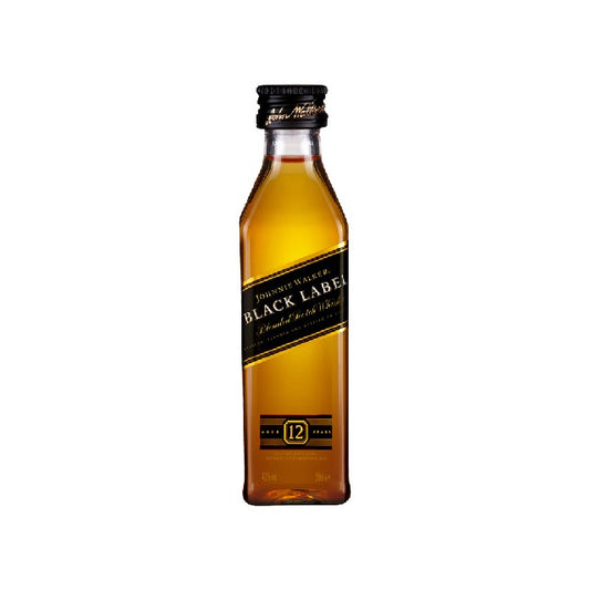 JOHNNIE WALKER BLACK LABEL 12YO SCOTCH WHISKY MINI 50ML