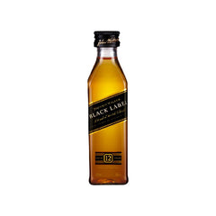 JOHNNIE WALKER BLACK LABEL 12YO SCOTCH WHISKY MINI 50ML