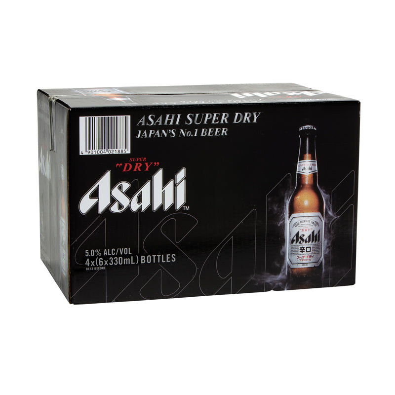 Asahi Super Dry Bottles 4x6x330ml