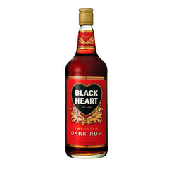 BLACK HEART DARK RUM 1000ML