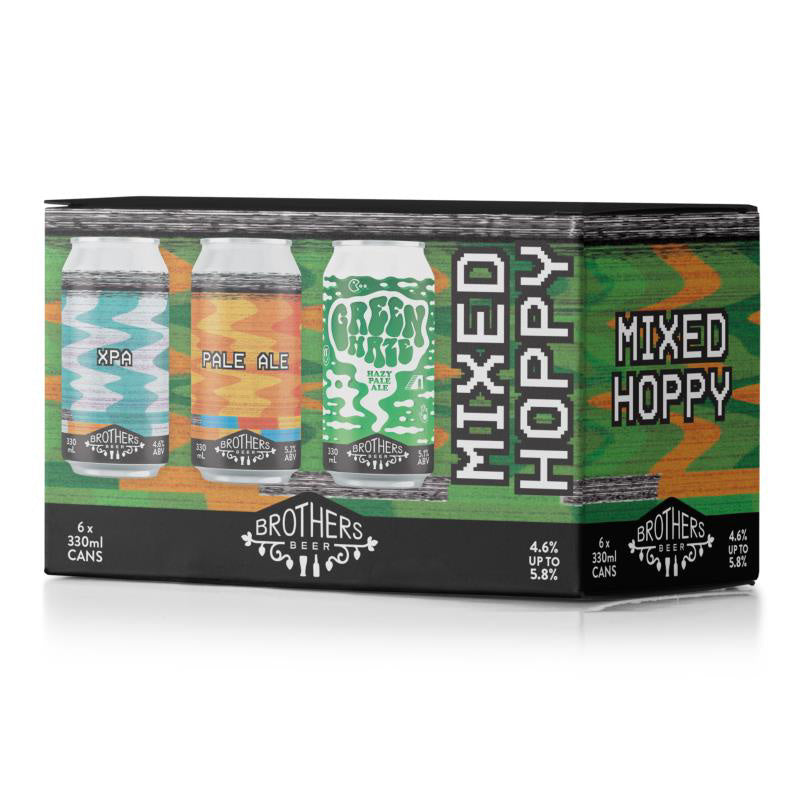 Brothers Beer Mixed Hoppy Cans 6x330ml