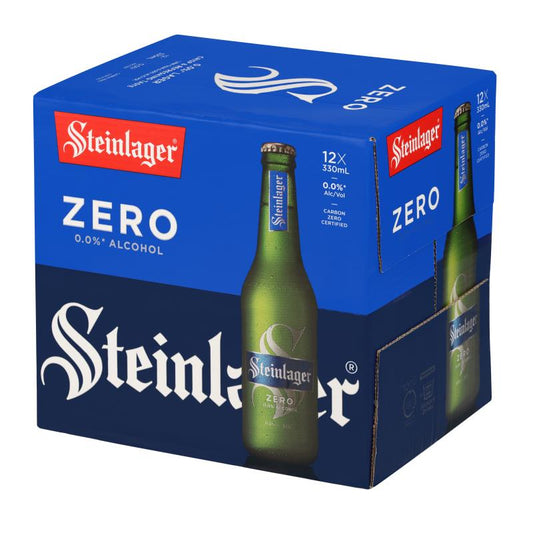 Steinlager Zero 0.0% Alcohol Bottles 12x330ml