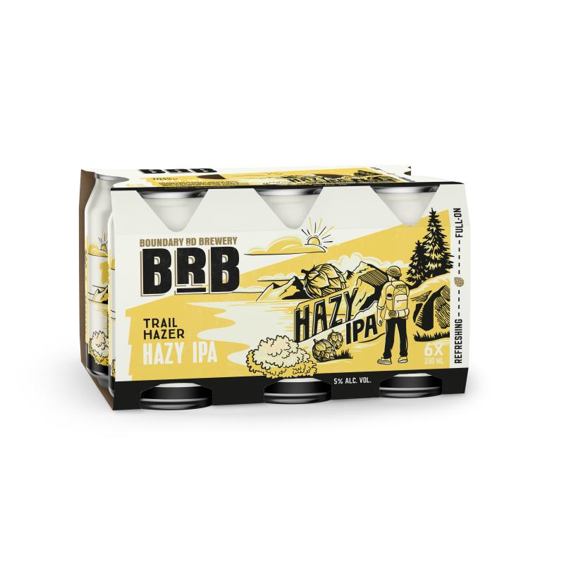 Boundary Rd Brewery Trail Hazer Hazy IPA Cans 6x330ml