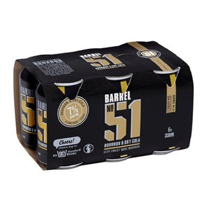 BARREL 51 7% 6PK CANS 330ML