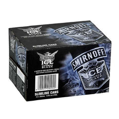 Smirnoff Ice Double Black Lemon 7%  12 Pack Cans