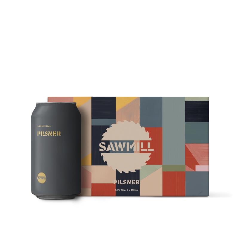 Sawmill Pilsner Cans 6x330ml