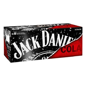 JACK DANIELS N COLA 10PK CANS 330ML