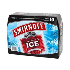 SMIRNOFF ICE 5% 10PK BTLS 300ML