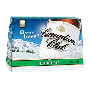 CANADIAN CLUB N DRY 10PK BTLS 330ML