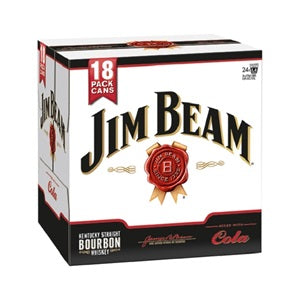 JIM BEAM BOURBON & COLA 18PK CANS 330ML