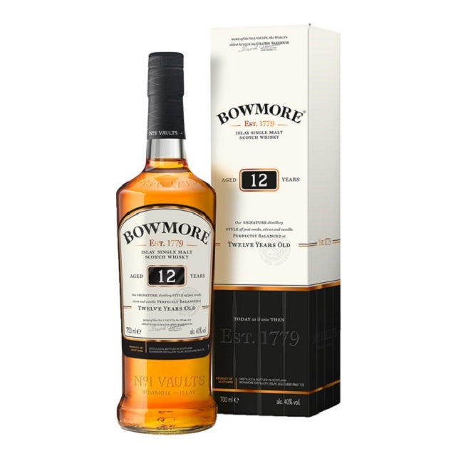 BOWMORE 12YO SINGLE MALT SCOTCH WHISKY 700ML