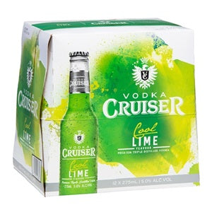 CRUISER COOL LIME 12PK BTLS 275ML