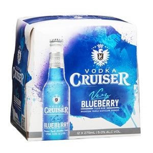 CRUISER BLUEBERRY 12PK BOTTLES 275ML