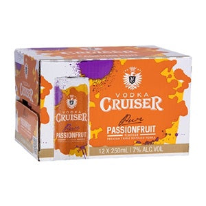 CRUISER 7% PASSIONFRUIT 12PK CANS 250ML