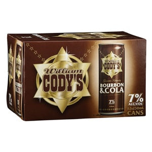 CODYS 7% 12PK CANS 250ML