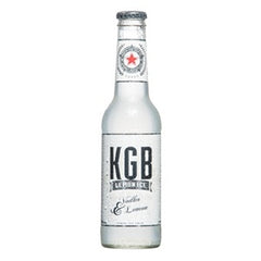 KGB LEMON ICE 5% VODKA PREMIX 12PK BOTTLES 275ML