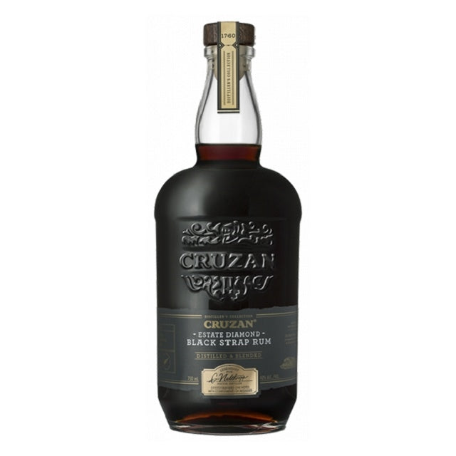 CRUZAN BLACK STRAP RUM 750ML