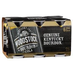 WOODSTOCK 7% BOURBON N COLA 6PK CANS 330ML