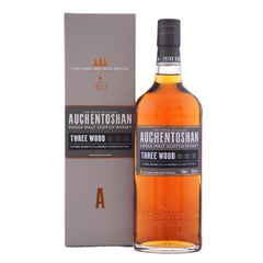 AUCHENTOSHAN THREE WOOD SINGLE MALT SCOTCH WHISKY 700ML