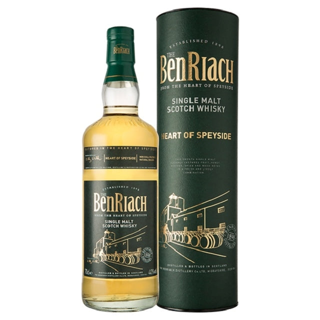 BENRIACH HEART OF SPEYSIDE SINGLE MALT SCOTCH WHISKY 700ML