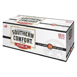 SOUTHERN COMFORT N COLA 10PK CANS 375ML