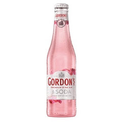 GORDONS PINK GIN N SODA 4PK BOTTLES 330ML