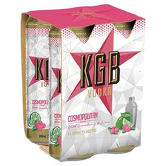 KGB COSMOPOLITAN 7% 4PK CANS 300ML