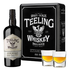 TEELING BLENDED WHISKEY 700ML + GLASS TIN