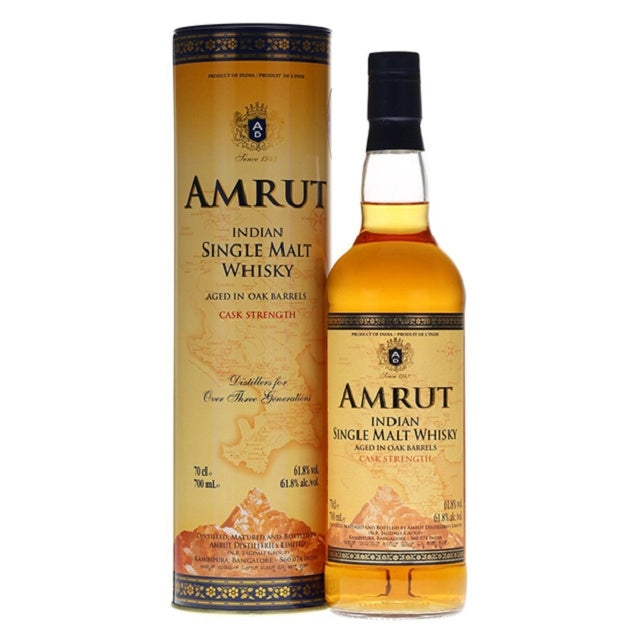 AMRUT CASK STRENGTH SINGLE MALT INDIAN WHISKY 700ML