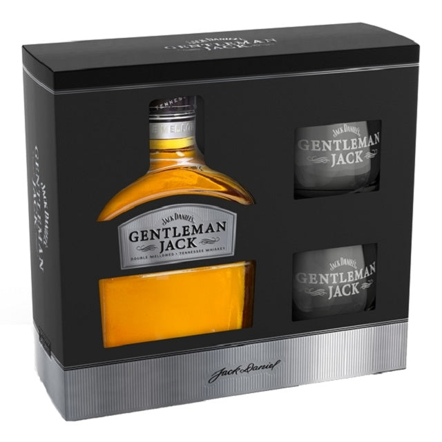 GENTLEMAN JACK TENNESSEE WHISKY 700ML & 2 GLASSES