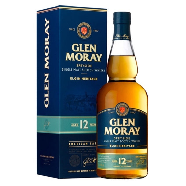 GLEN MORAY 12YO SCOTCH WHISKY 700ML