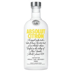 ABSOLUT CITRON VODKA 700ML