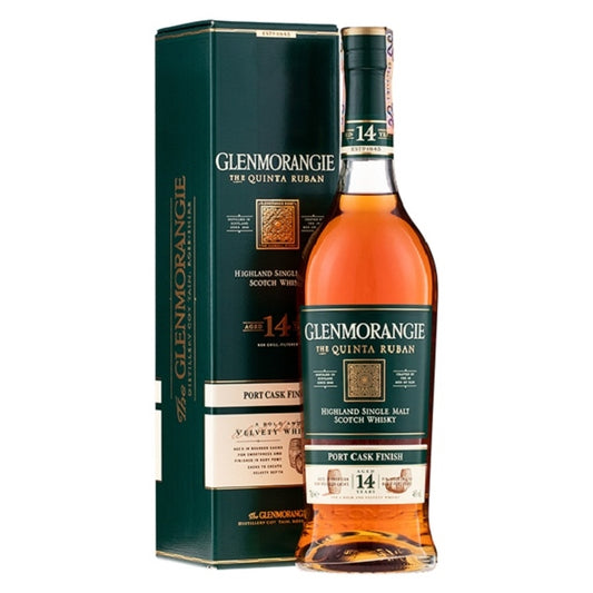 GLENMORANGIE QUINTA RUBAN 14YO SINGLE MALT WHISKY 700ML