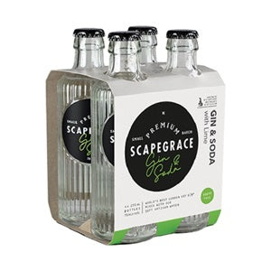 SCAPEGRACE GIN N SODA 4PACK 250ML